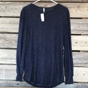 Adorable navy blue lightweight sweater